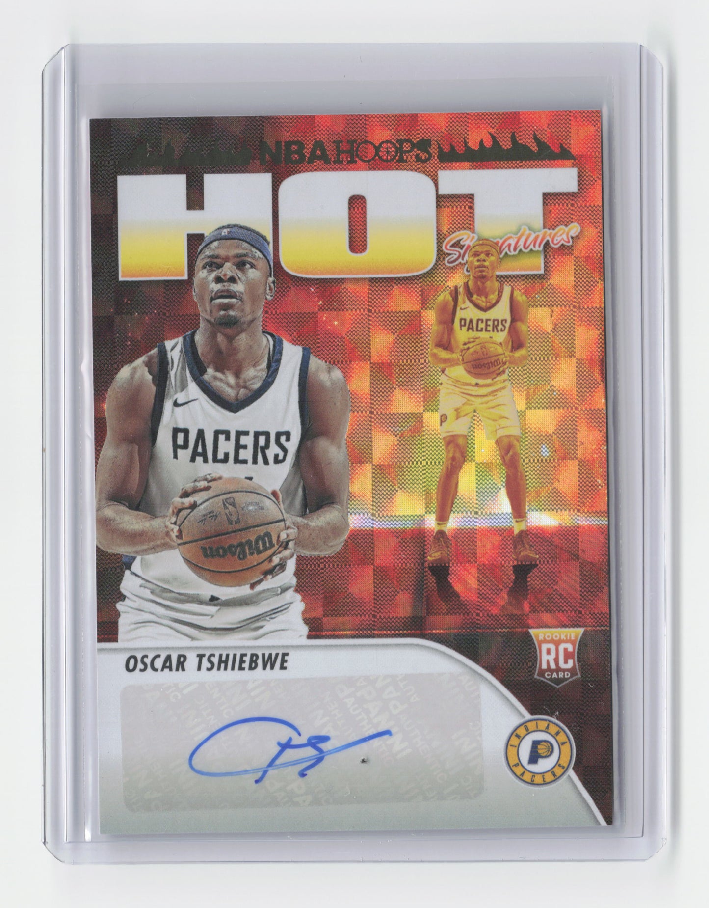 2023-24 OSCAR TSHIEBWE RC Hot Signatures Hoops Pacers HSR-OS