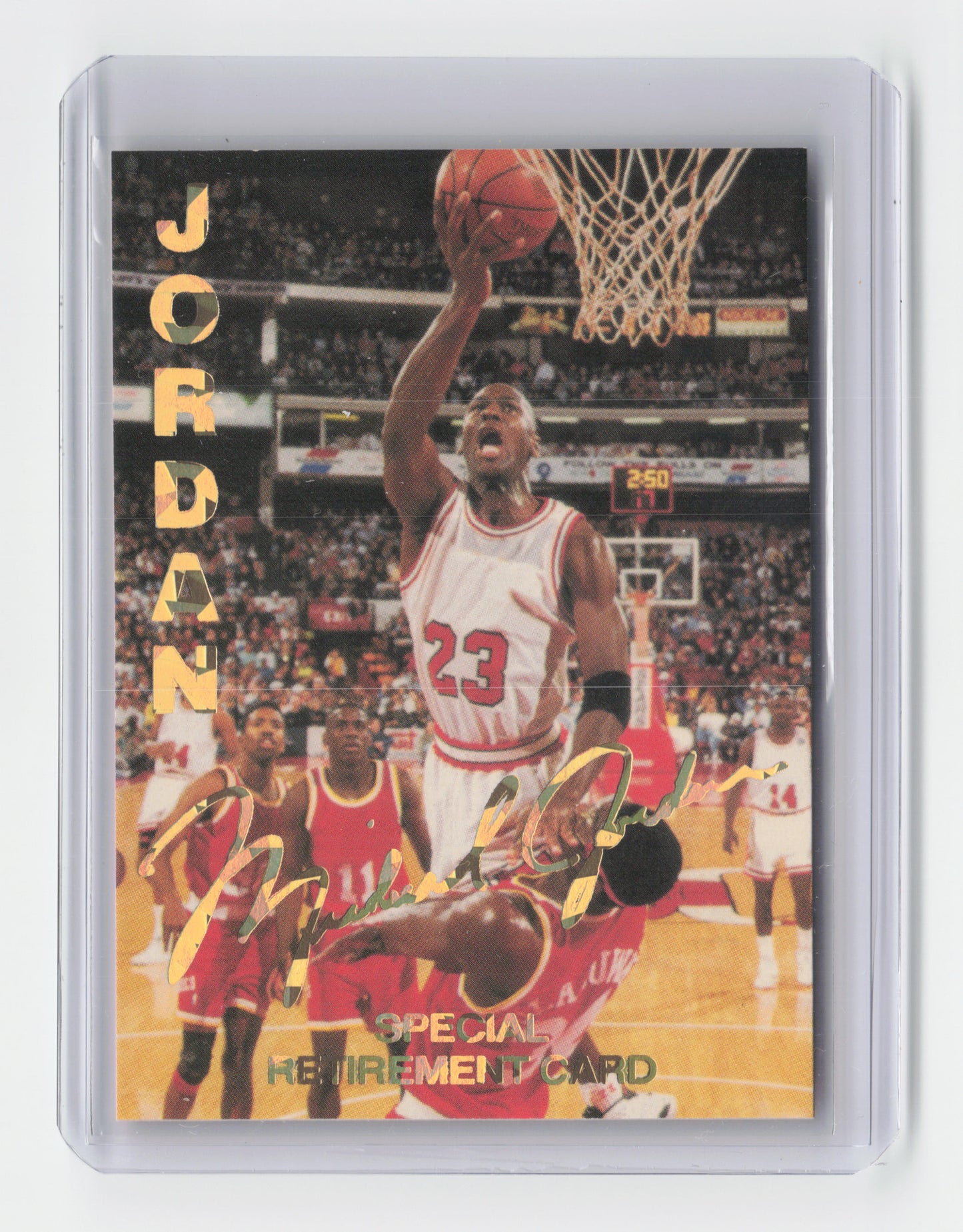 1993 MICHAEL JORDAN Greatest Ever Gold Foil Sports Edition Promo Card