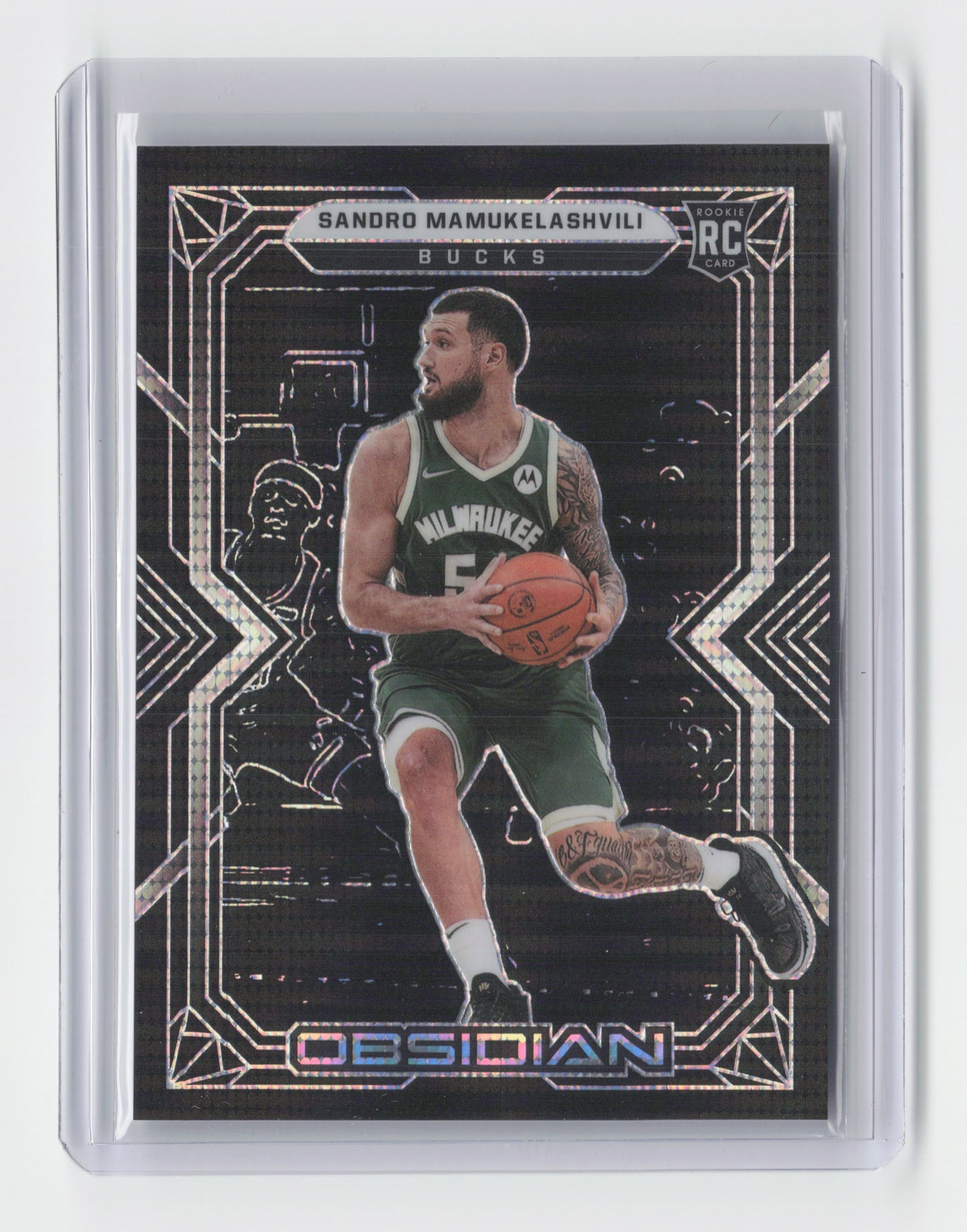 2021-22 SANDRO MAMUKELASHVILI Rookie Base Obsidian Bucks #194