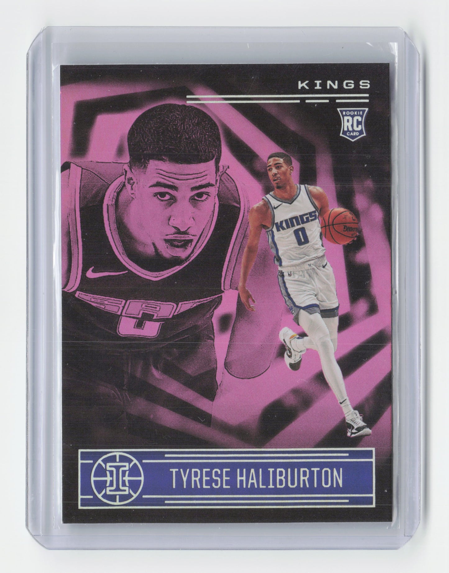 2020-21 TYRESE HALIBURTON Rookie Pink Illusions Kings #153