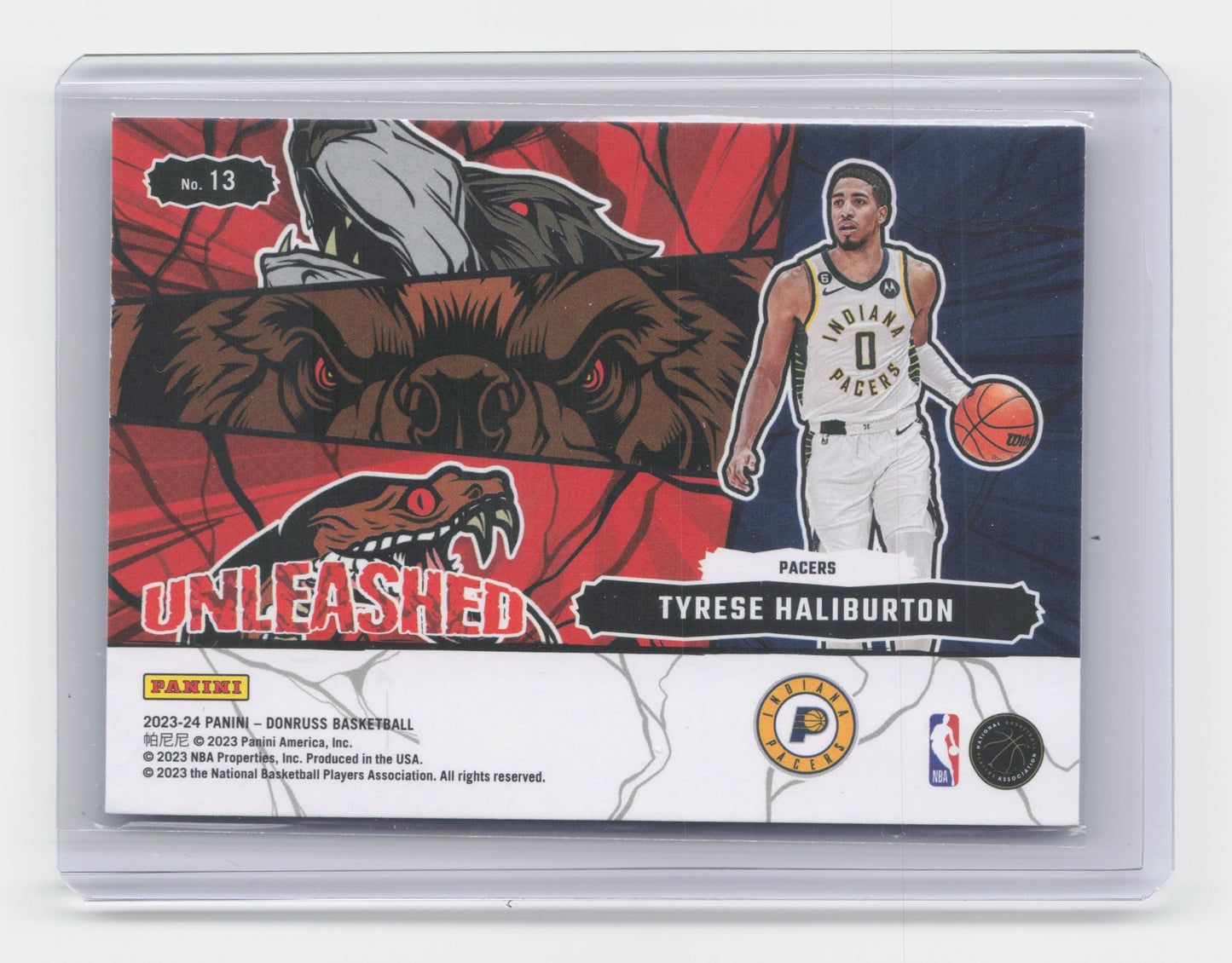2021-22 TYRESE HALIBURTON Unleashed Donruss Pacers #13