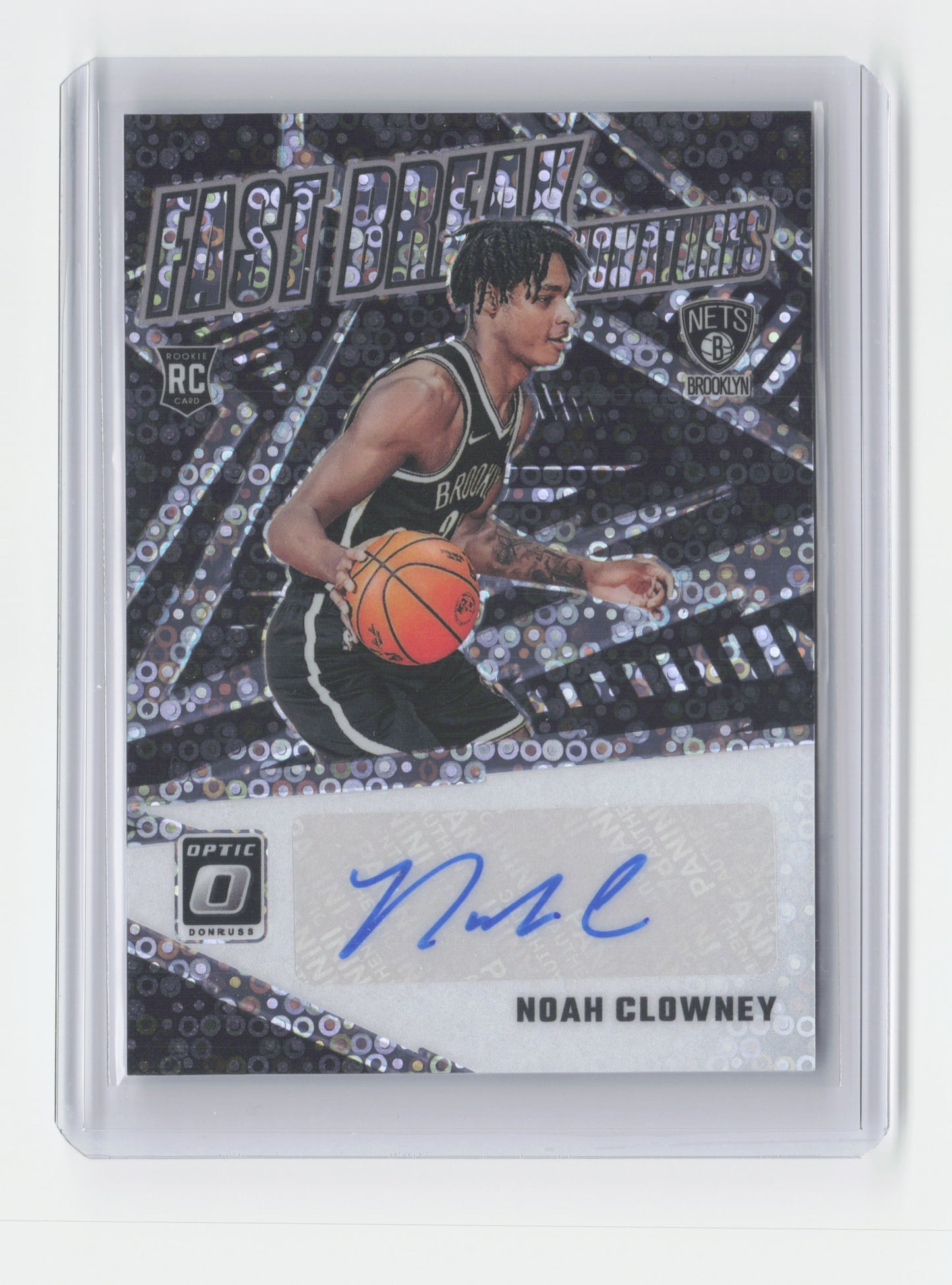 2023-24 NOAH CLOWNEY Rookie Fast Break Autographs Optic Nets #FBS-VNY