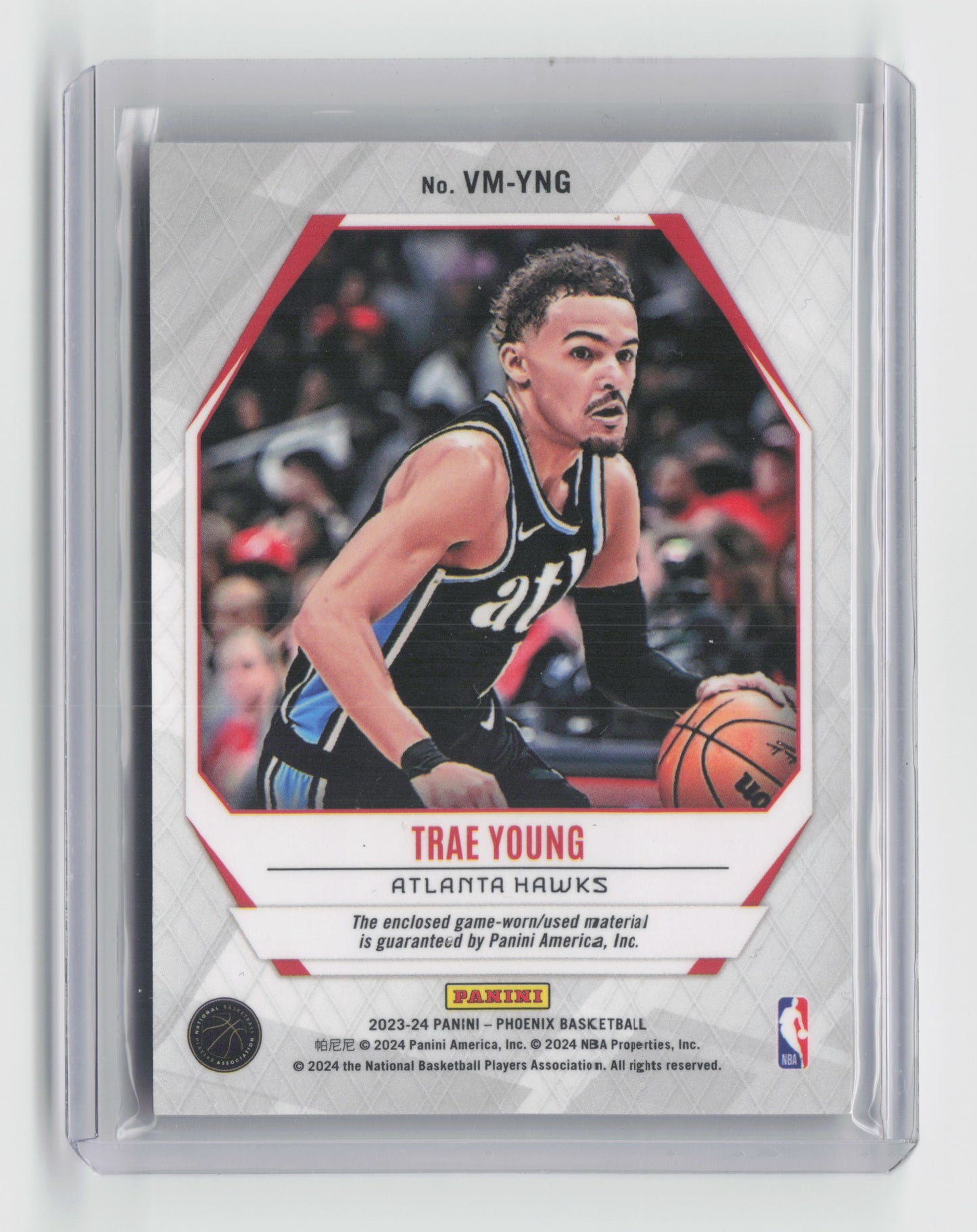 2023-24 TRAE YOUNG Game-Worn Patch Phoenix Hawks #VM-YNG