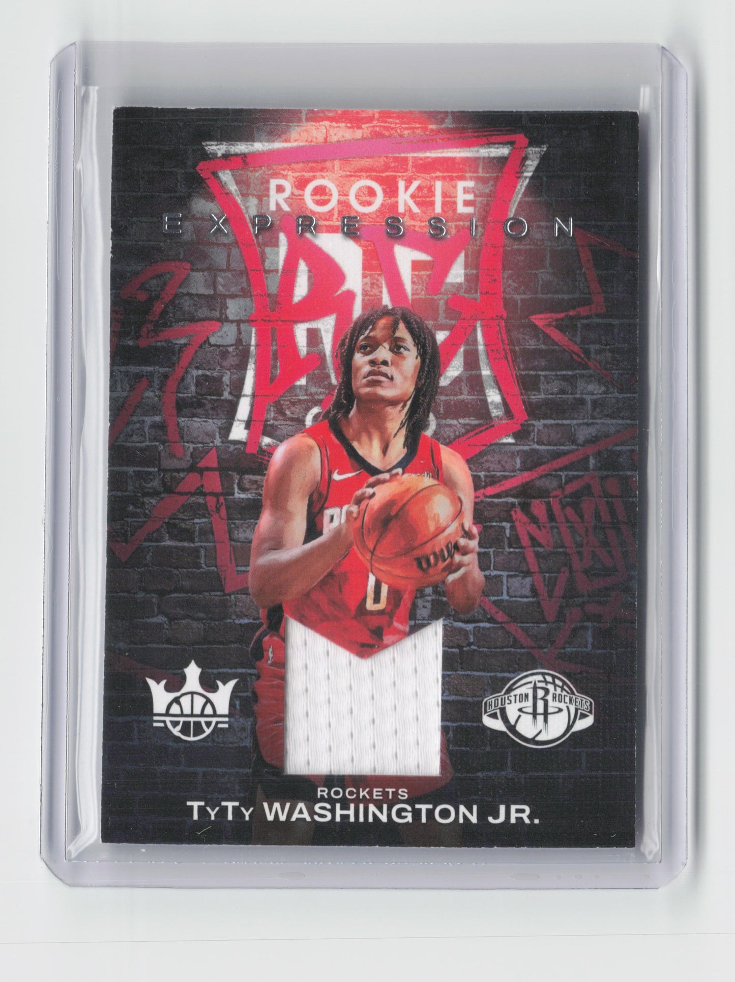2022-23 TY TY WASHINGTON JR. Rookie Expression Patch Court Kings #REM-TTR