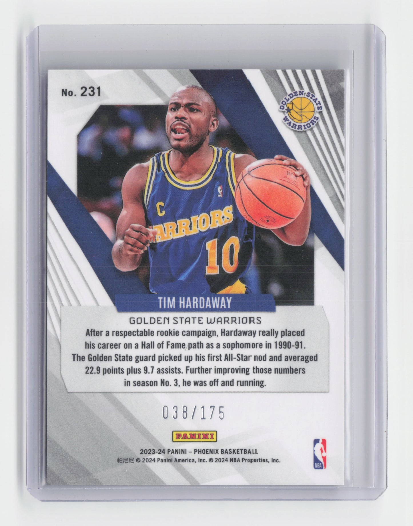 2023-24 TIM HARDAWAY Pink 38/175 Phoenix - Warriors #231