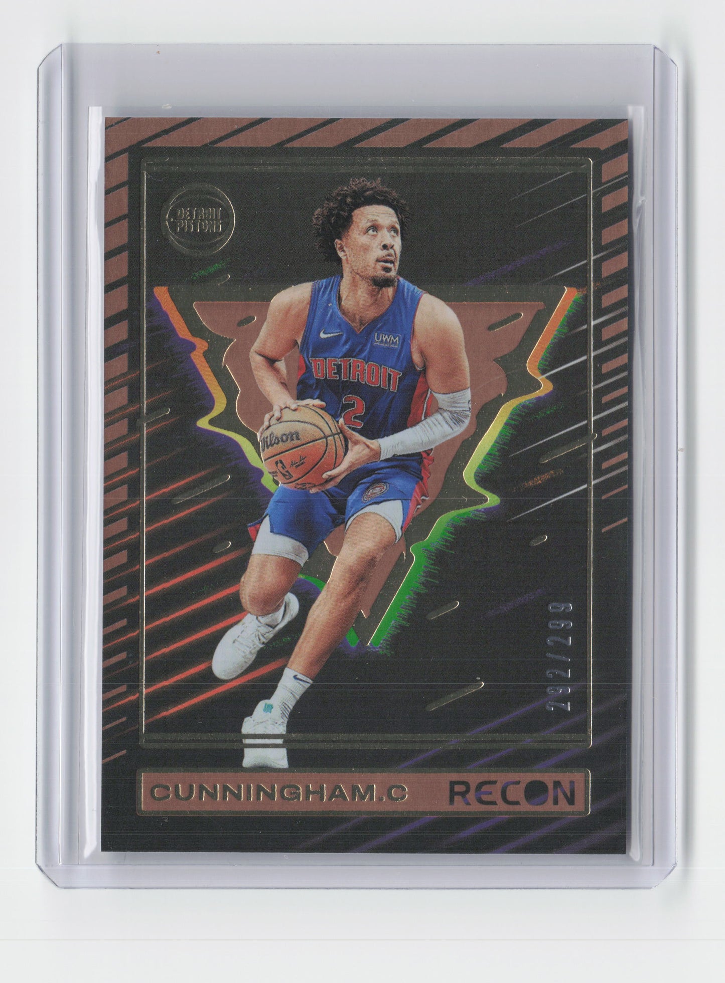 2023-24 CADE CUNNINGHAM Bronze 292/299 Recon - Pistons #53