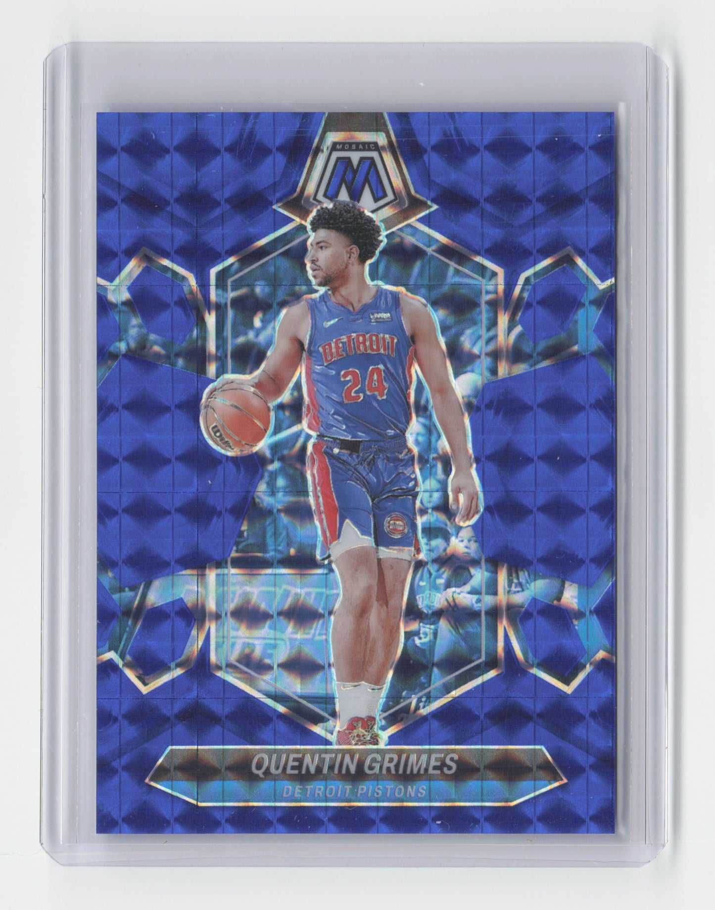 2023-24 QUENTIN GRIMES Blue 10/199 - Mosaic - Pistons #37