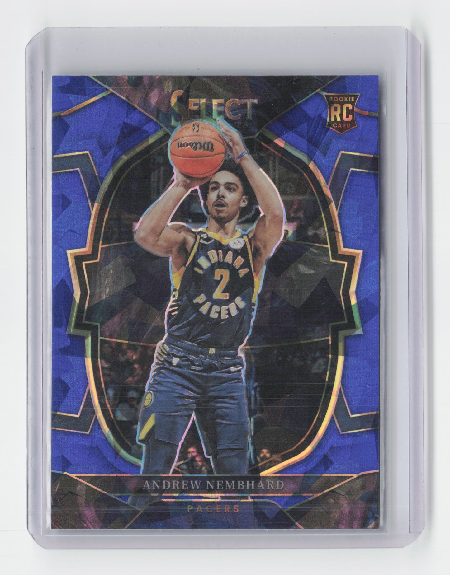 2022-23 ANDREW NEMBHARD Rookie Blue Cracked Ice - Select - Pacers #77