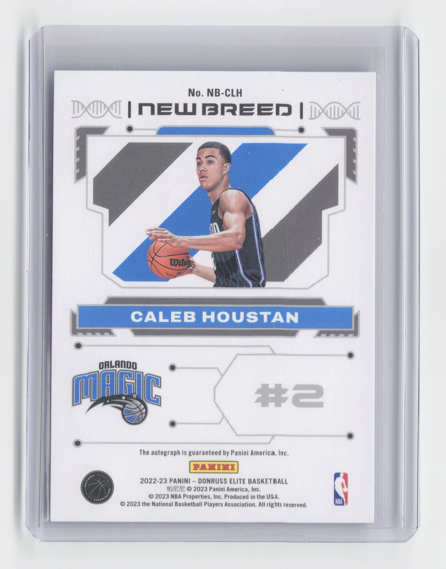 2022-23 CALEB HOUSTAN New Breed Auto - Elite - Magic