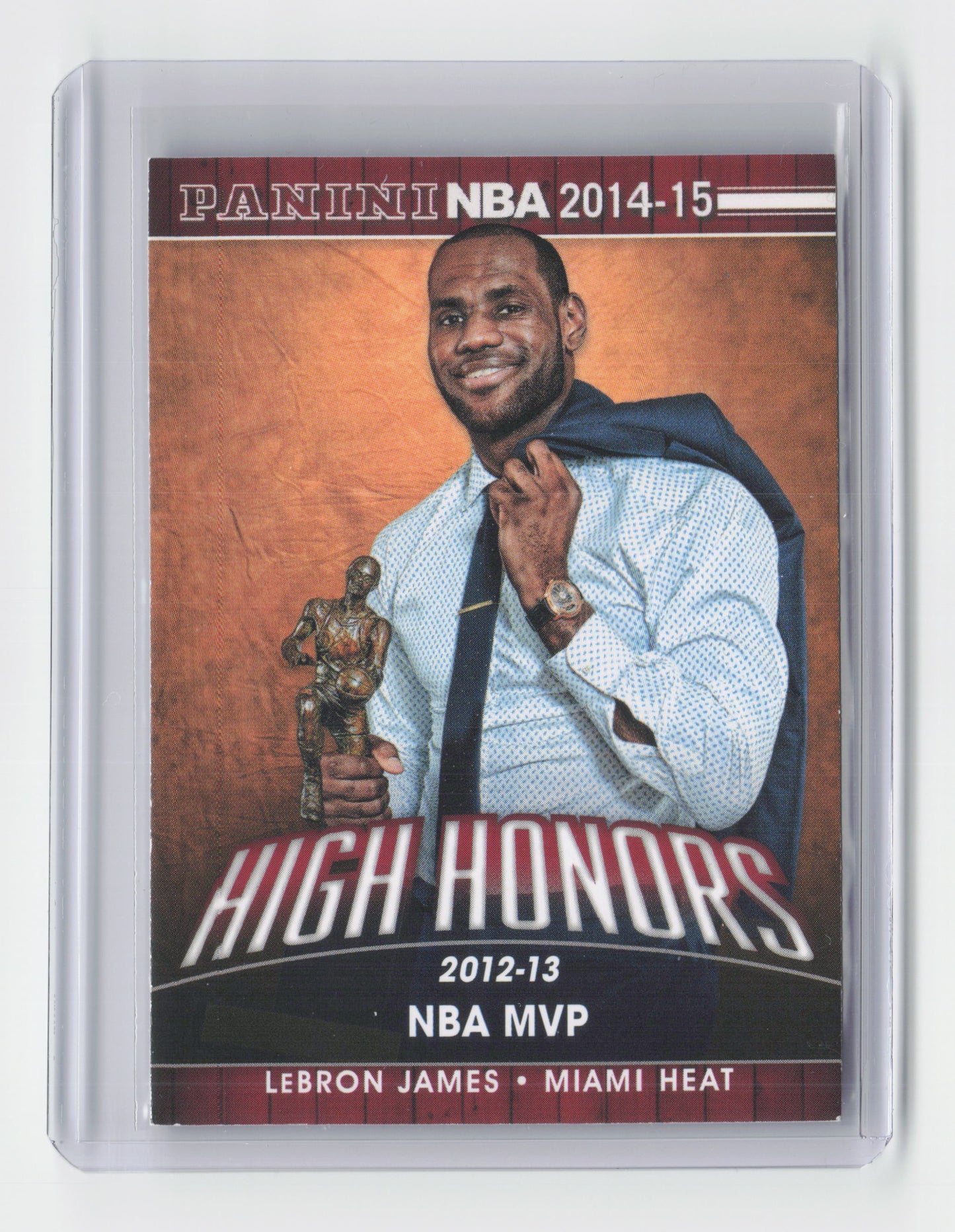 2014 - 15 LEBRON JAMES High Honors Insert - Heat - #17
