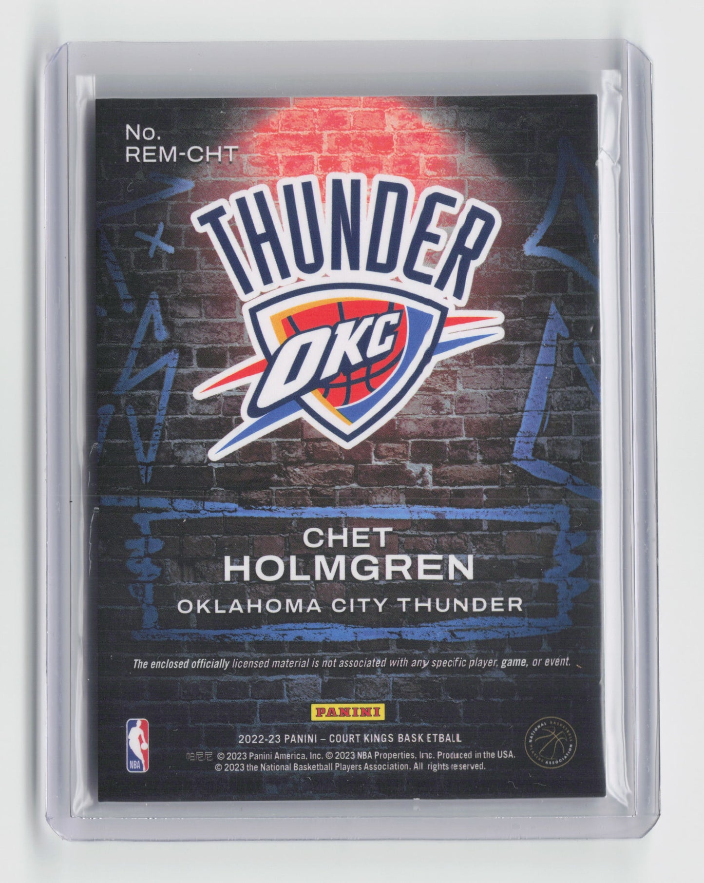 2022-23 CHET HOLMGREN Rookie Expressions - Court Kings - OKC
