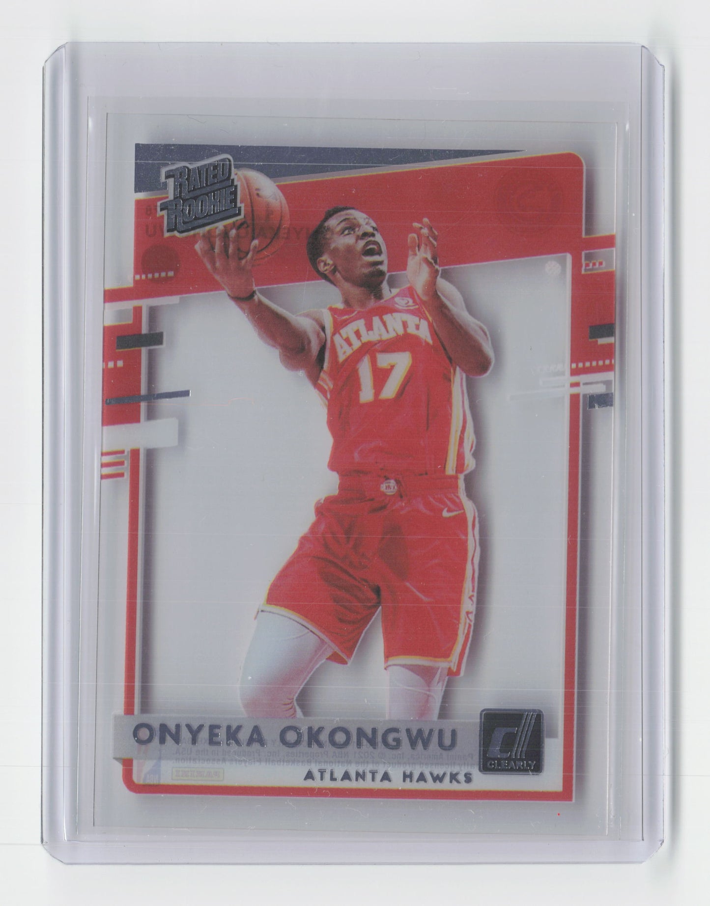 2020-21 ONYEKA OKONGWU Rated Rookie - Clearly - Hawks - #78