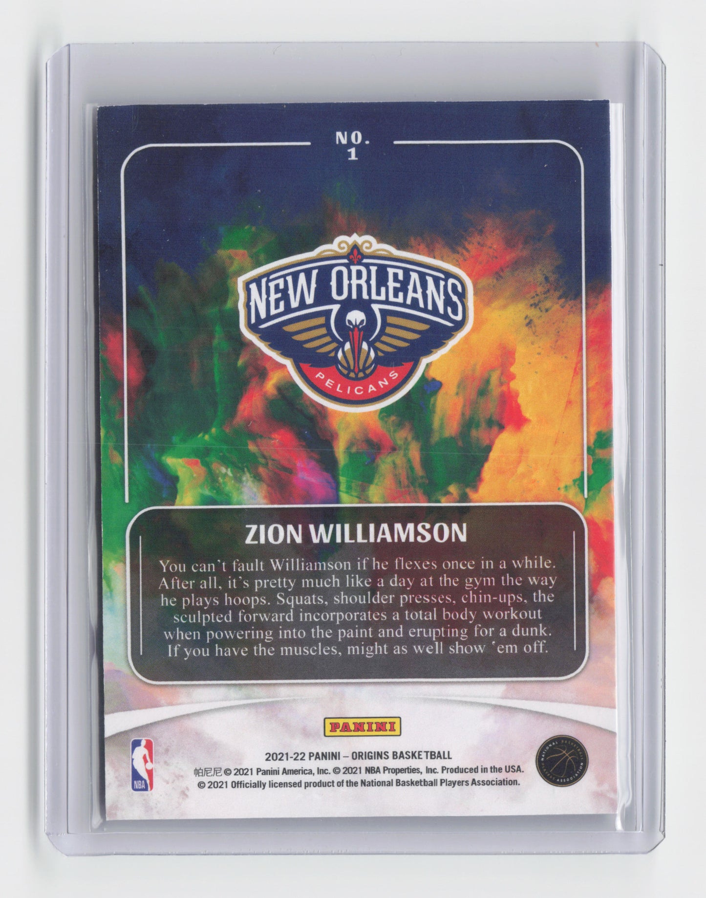 2023-24 ZION WILLIAMSON - Base - Origins - Pelicans #1