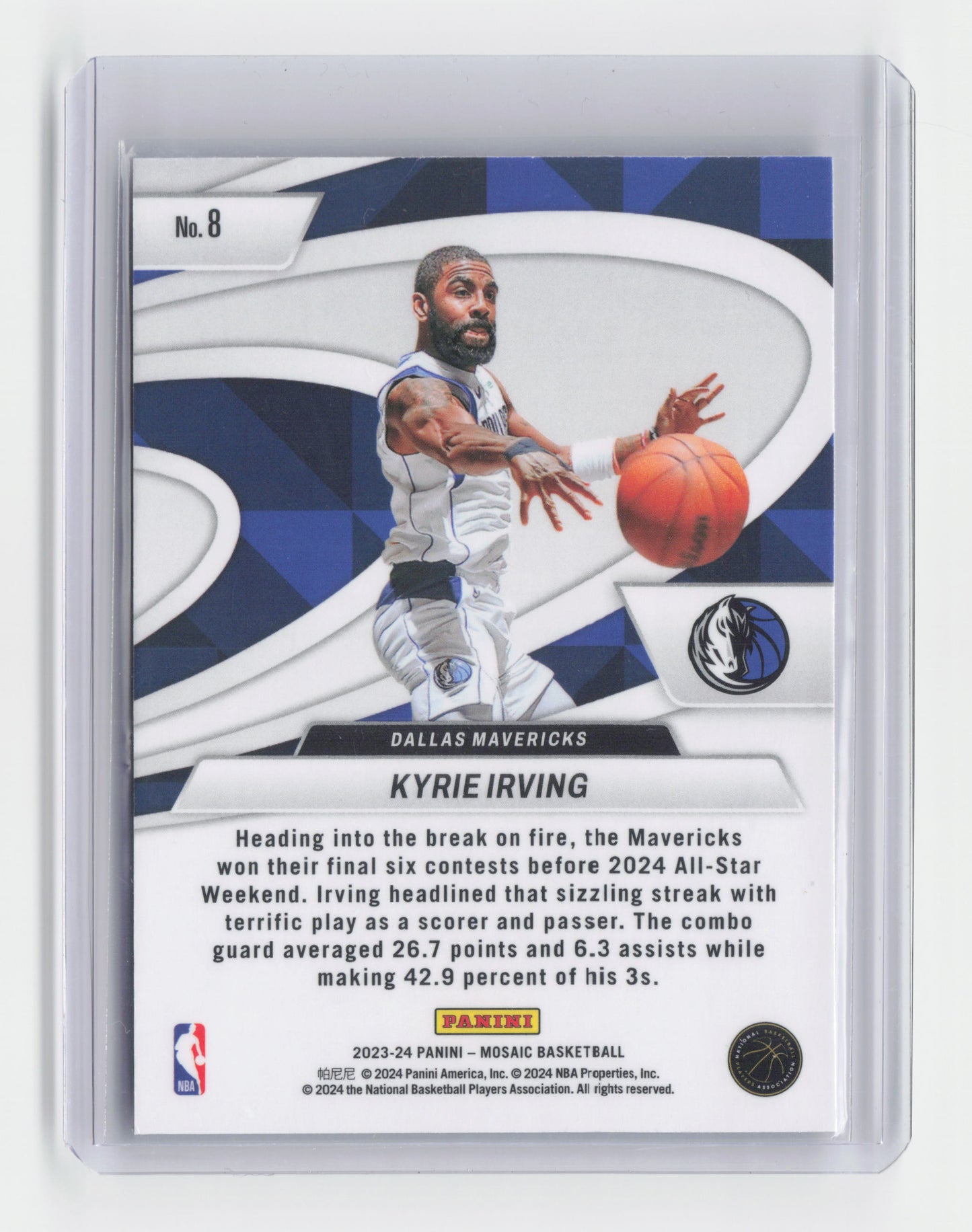 2023-24 KYRIE IRVING Give and Go Insert - Mosaic - Mavericks #8