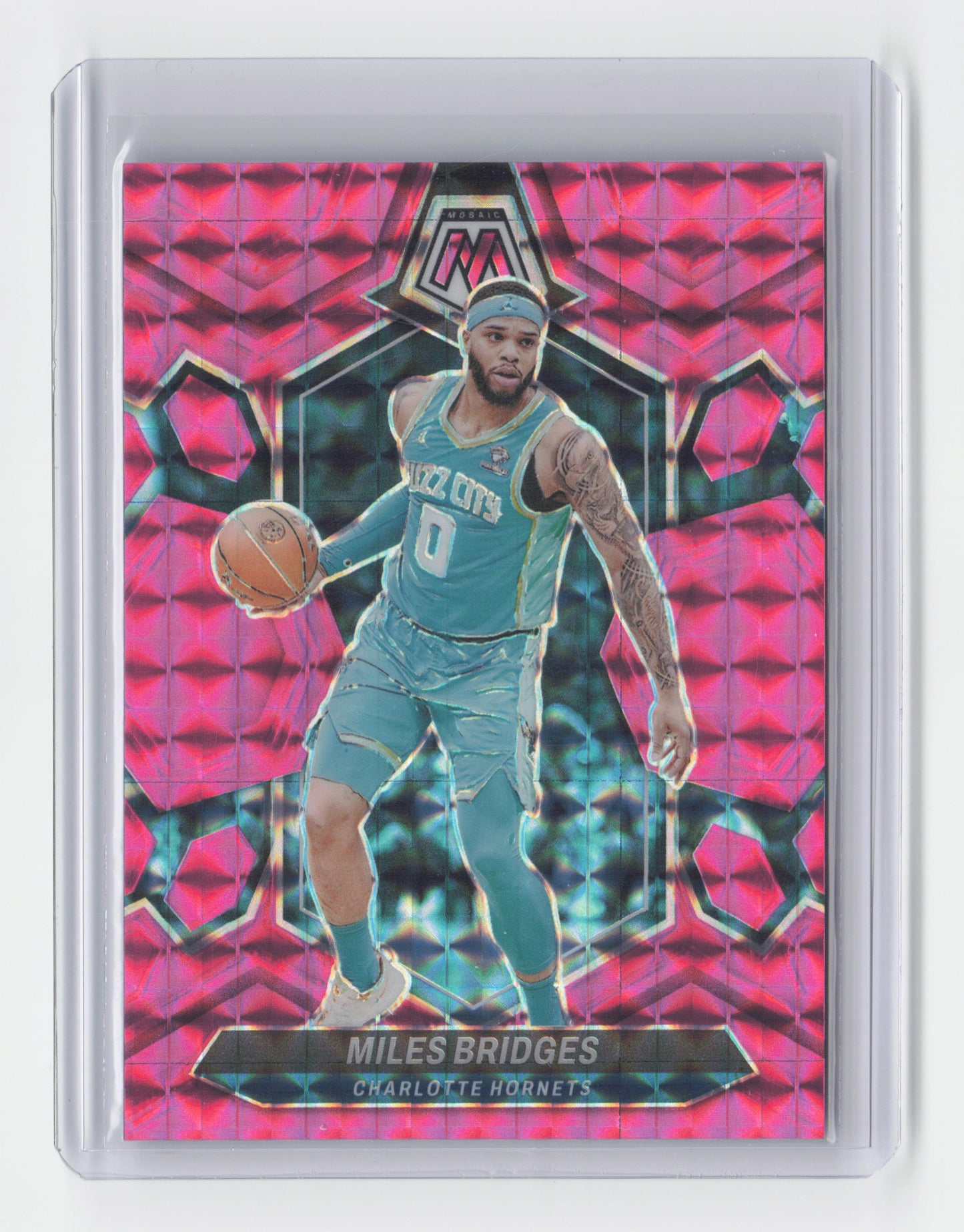 2023-24 MILES BRIDGES - Pink 50/149 - Mosaic - Hornets #108