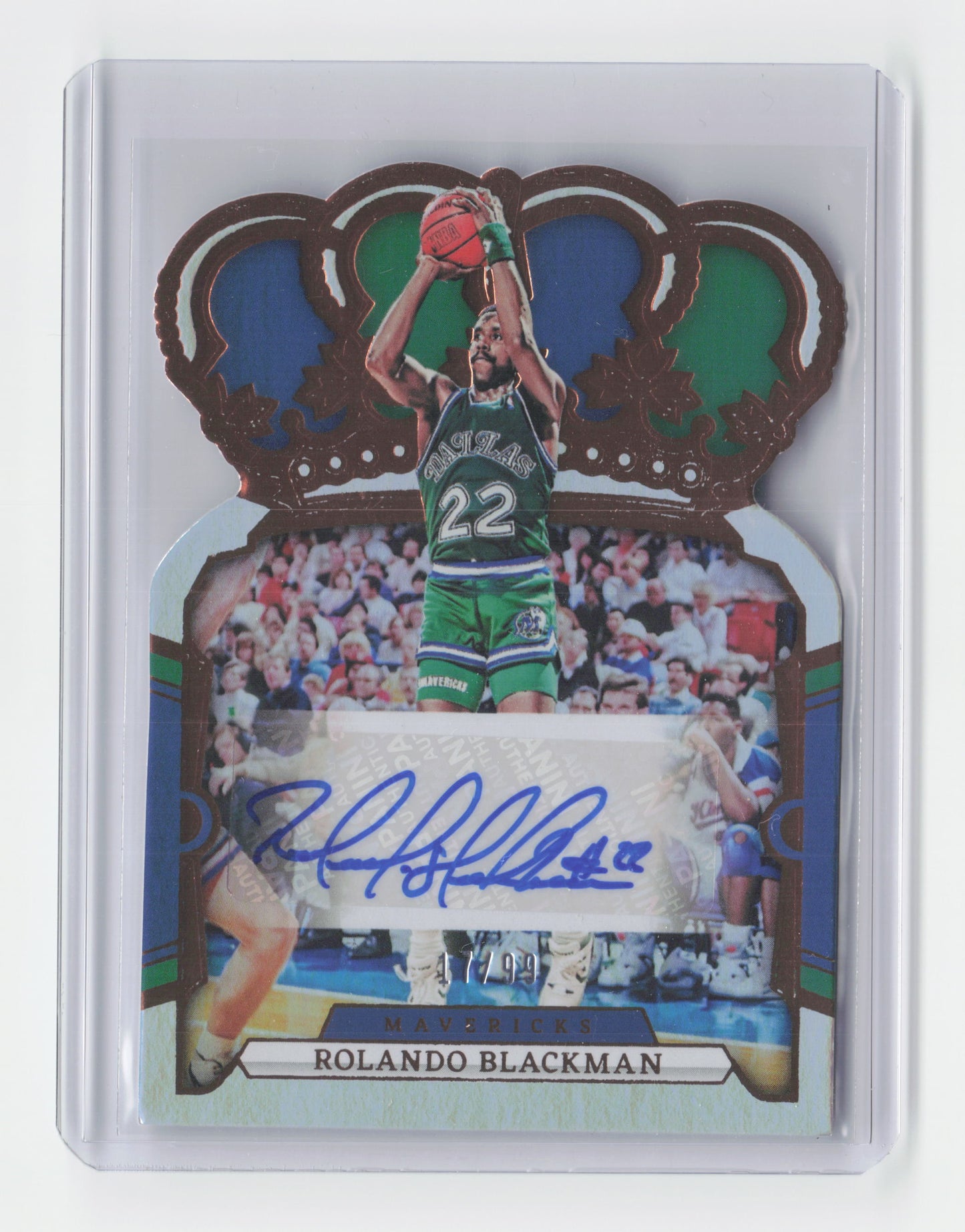 2023-24 ROLANDO BLACKMAN - Bronze Auto 17/99 - Court Kings - Mavericks