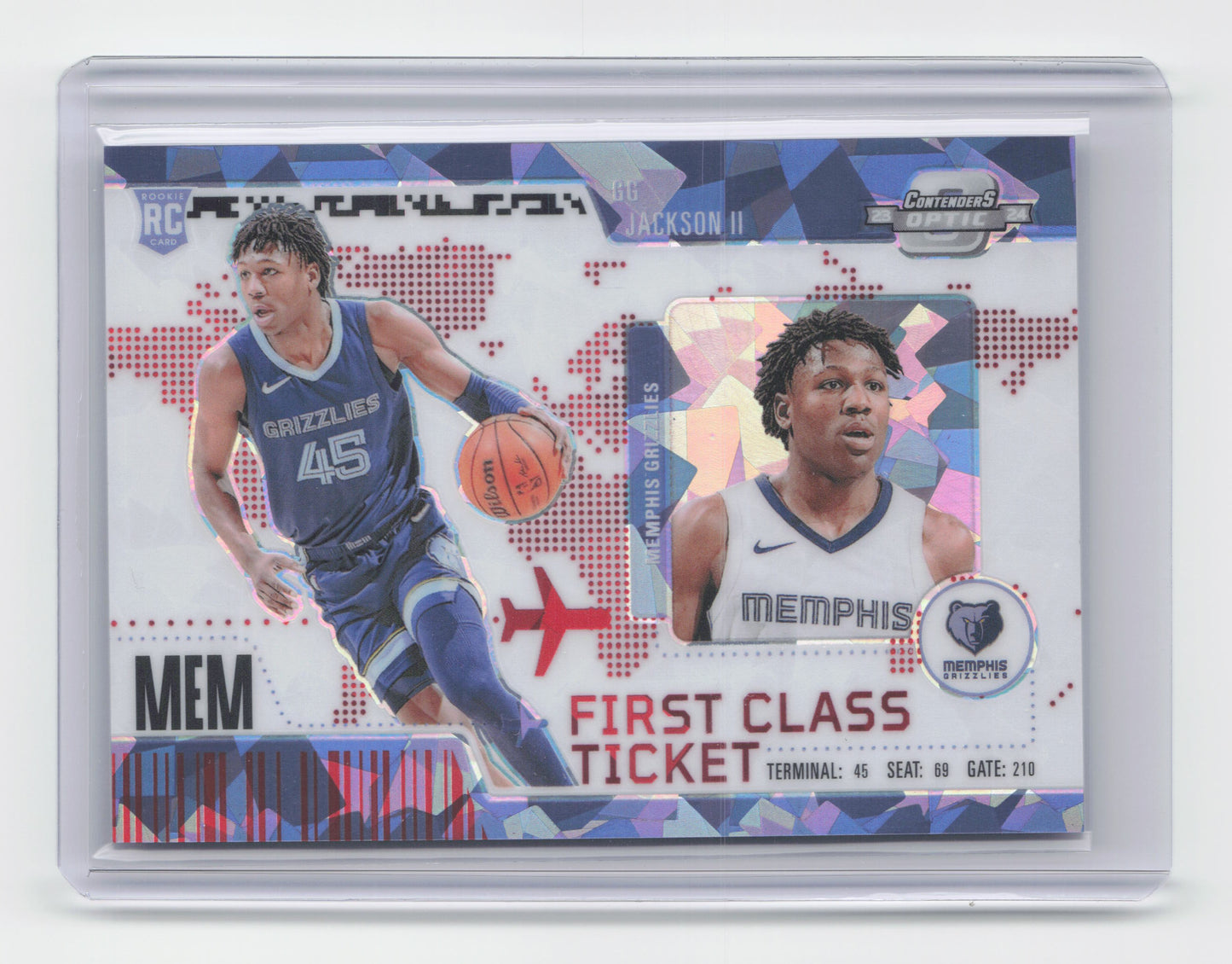 2023-24 GG JACKSON II First Class Ticket 24/175 Optic Grizzlies #11
