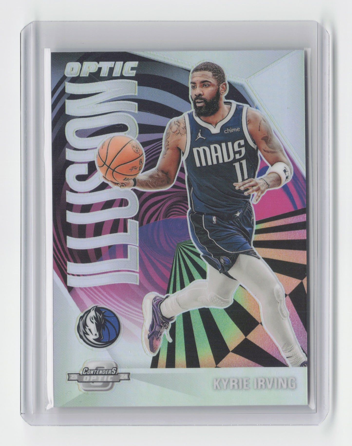 2023-24 KYRIE IRVING - Optic Illusion Holo - Contenders Optic - Mavericks #14