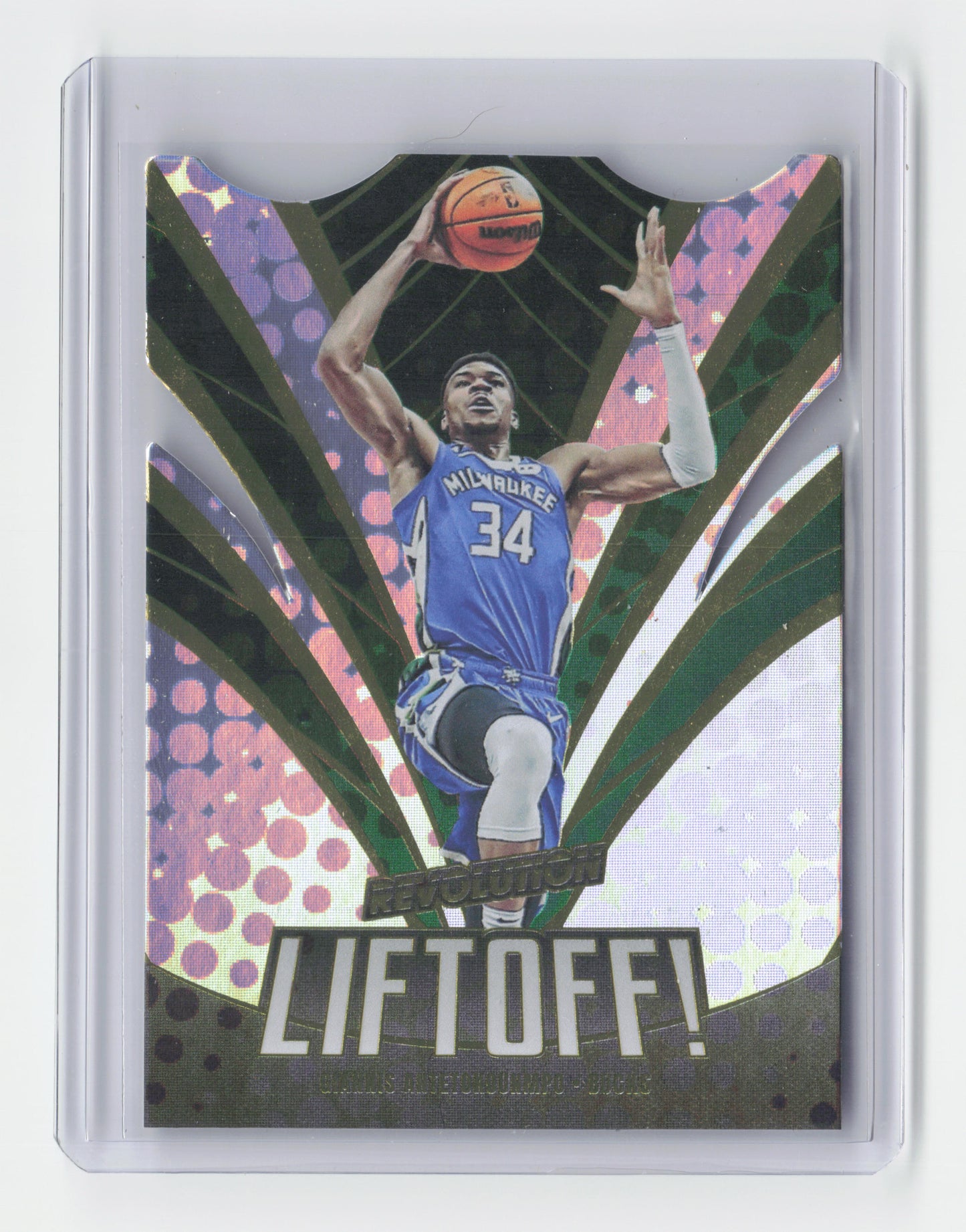 2023-24 GIANNIS ANTETOKOUNMPO - Lift Off Die Cut - Revolution - Bucks #5
