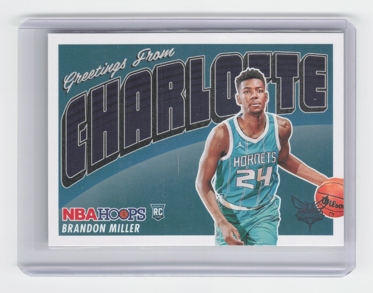 2023-24 BRANDON MILLER - Rookie Greetings - Hoops - Hornets #18
