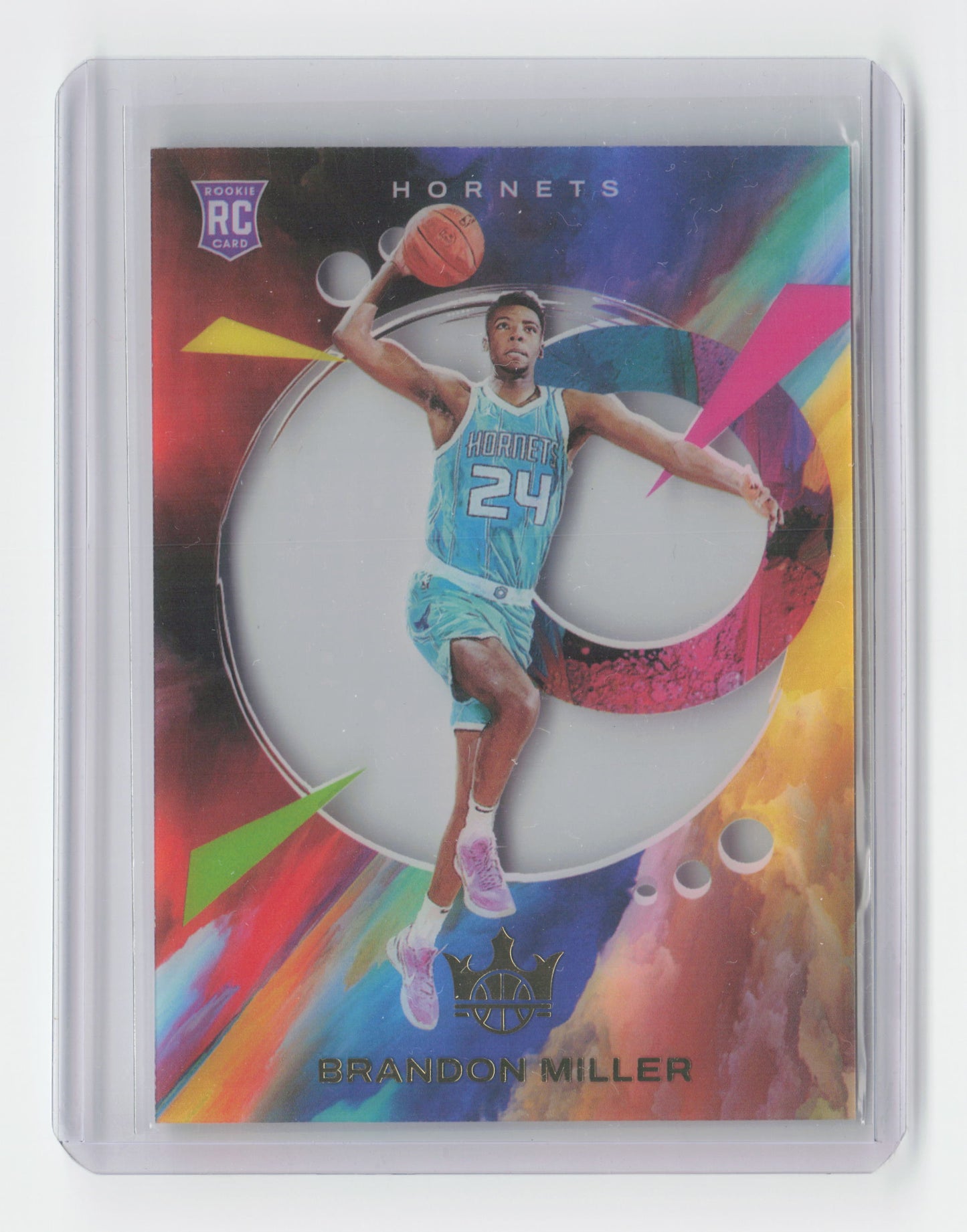 2023-24 BRANDON MILLER - Modern Strokes - Court Kings - Hornets #21
