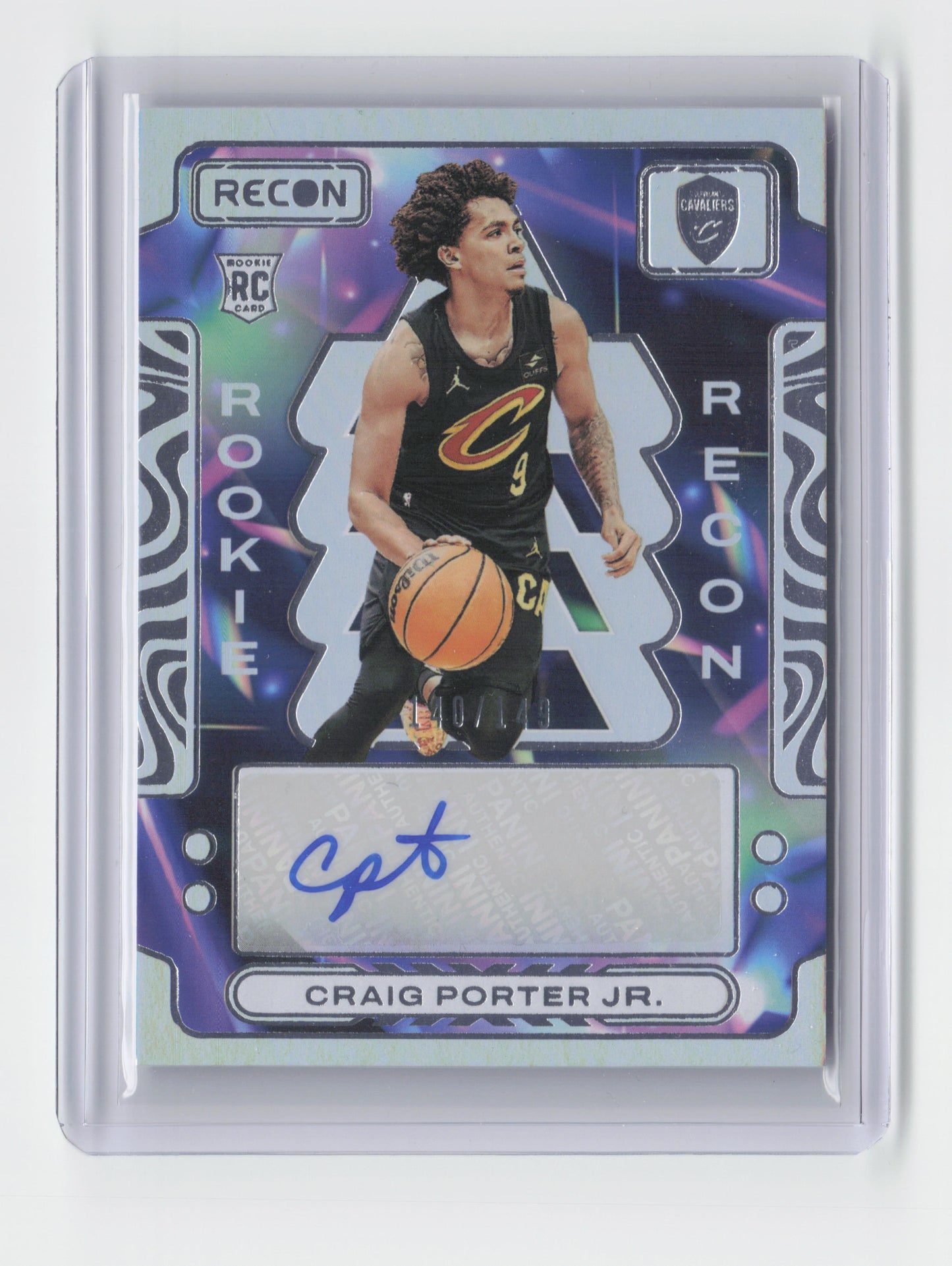 2023-24 CRAIG PORTER JR. - Rookie Recon Autograph 140/149 - Recon - Cavaliers