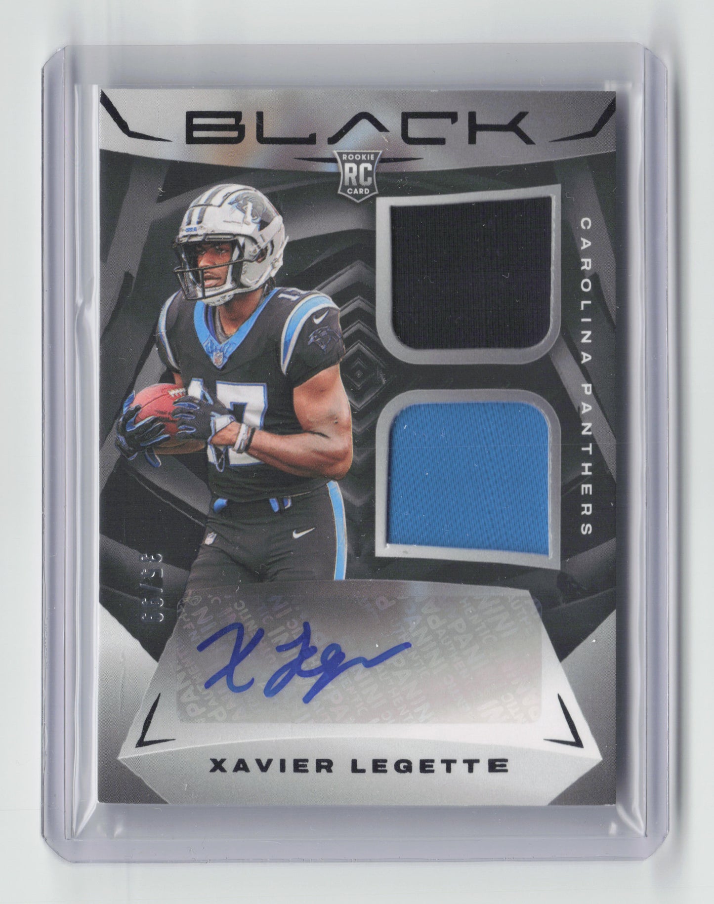 2024 XAVIER LEGETTE Rookie Patch Autograph 35/99 RC Black #RSM-9 NFL