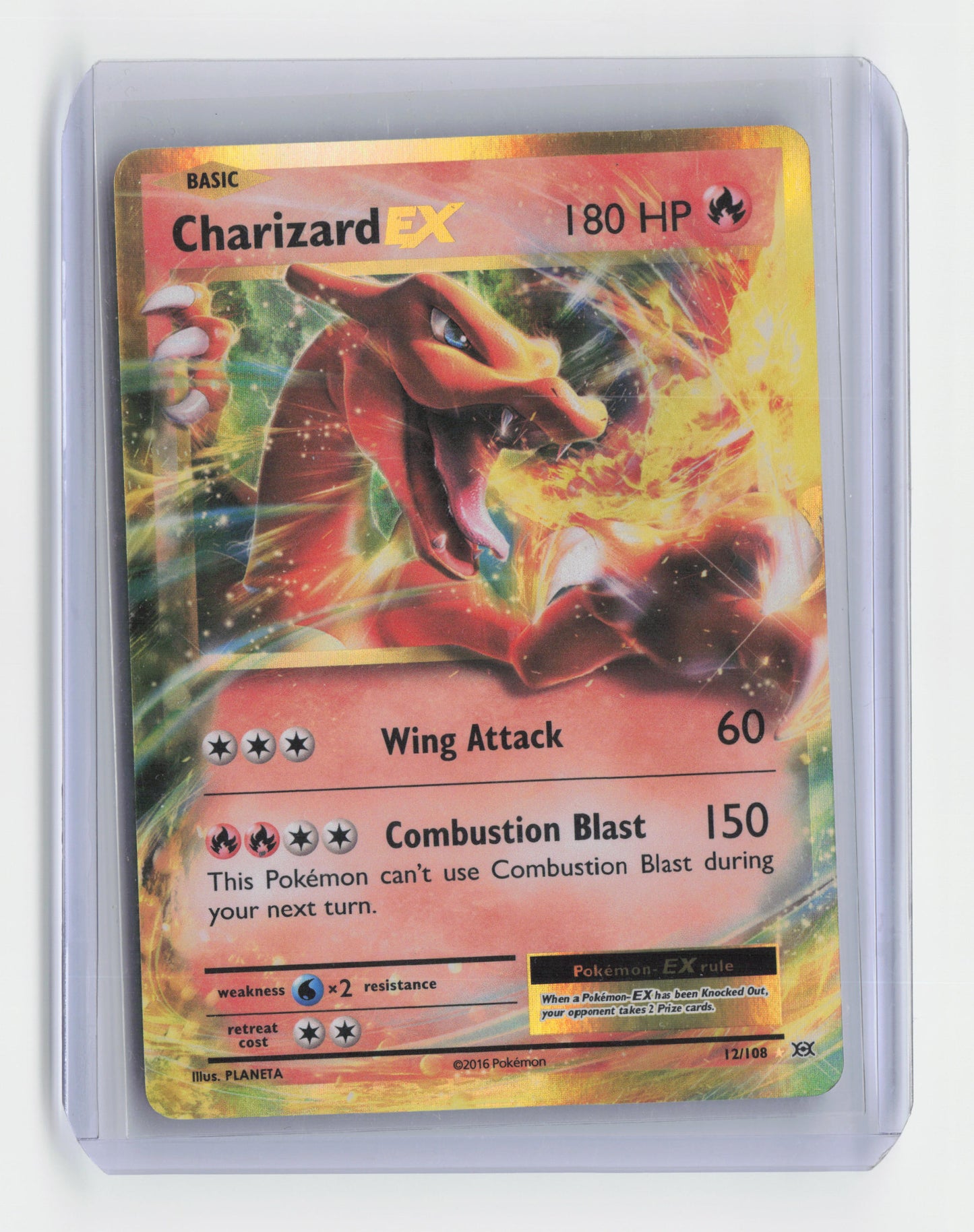 Charizard EX Full Art XY Evolutions Holo Card Gem Mint 12/108