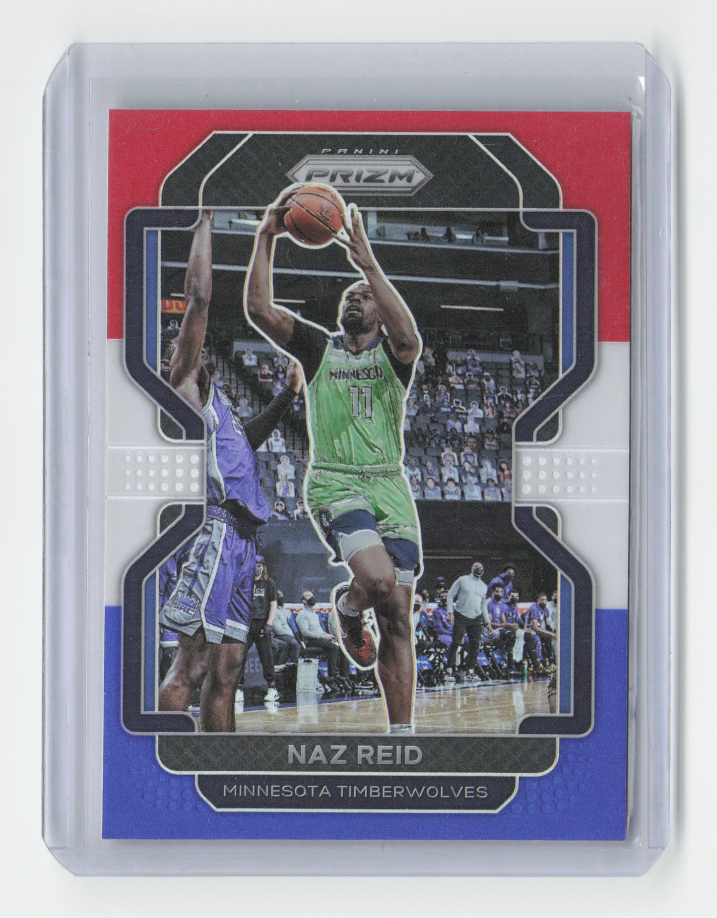 2021-22 - NAZ REID - Red White & Blue - Prizm - Timberwolves #229