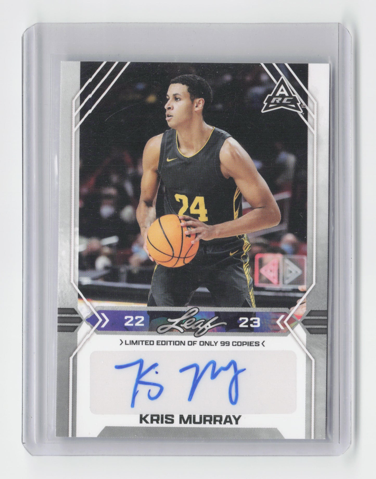 2022-23 - KRIS MURRAY - Draft Autograph - Leaf - Iowa