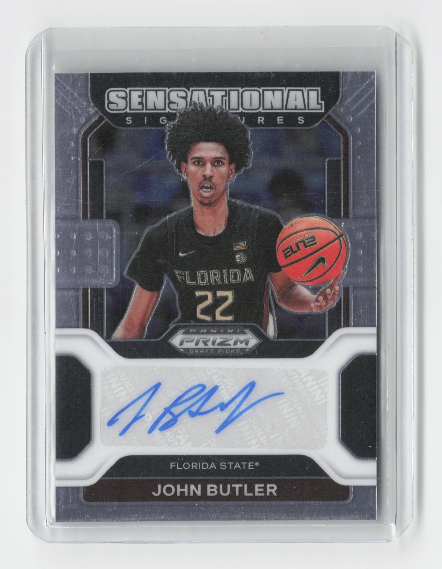 2022 - JOHN BUTLER - Sensational Signatures - Prizm Draft Picks - Florida State