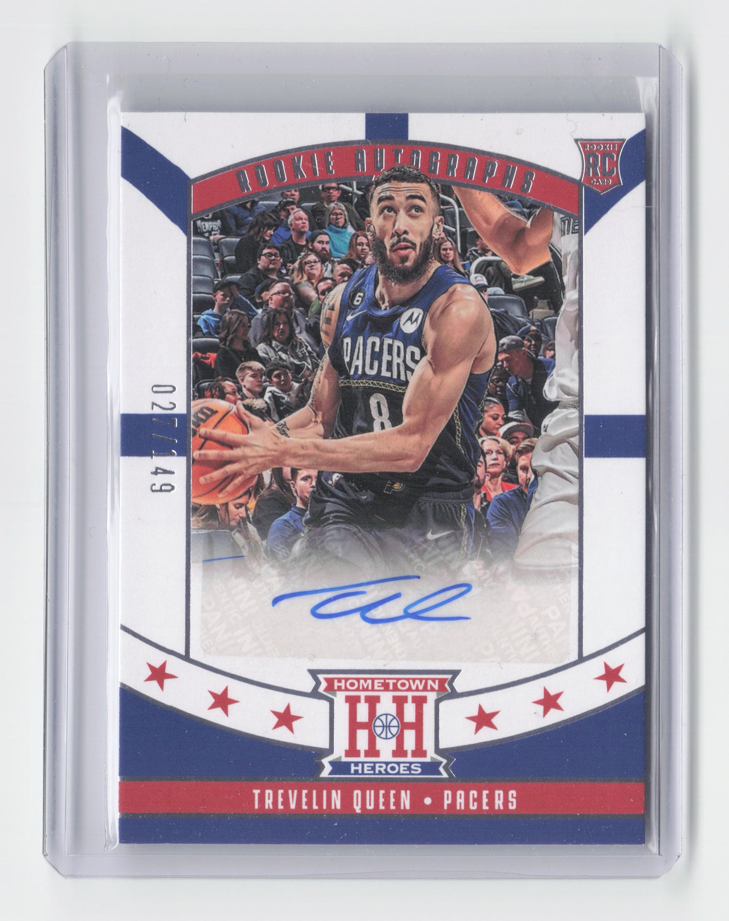 2022-23 - TREVELIN QUEEN - Home Town Heros Autograph - Chronicles - Pacers