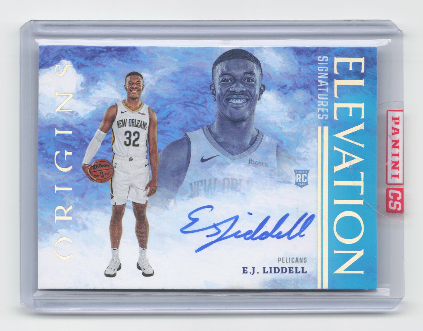 2022-23 - E.J LIDDELL Redemption Elevation Signatures on card Origins Pelicans