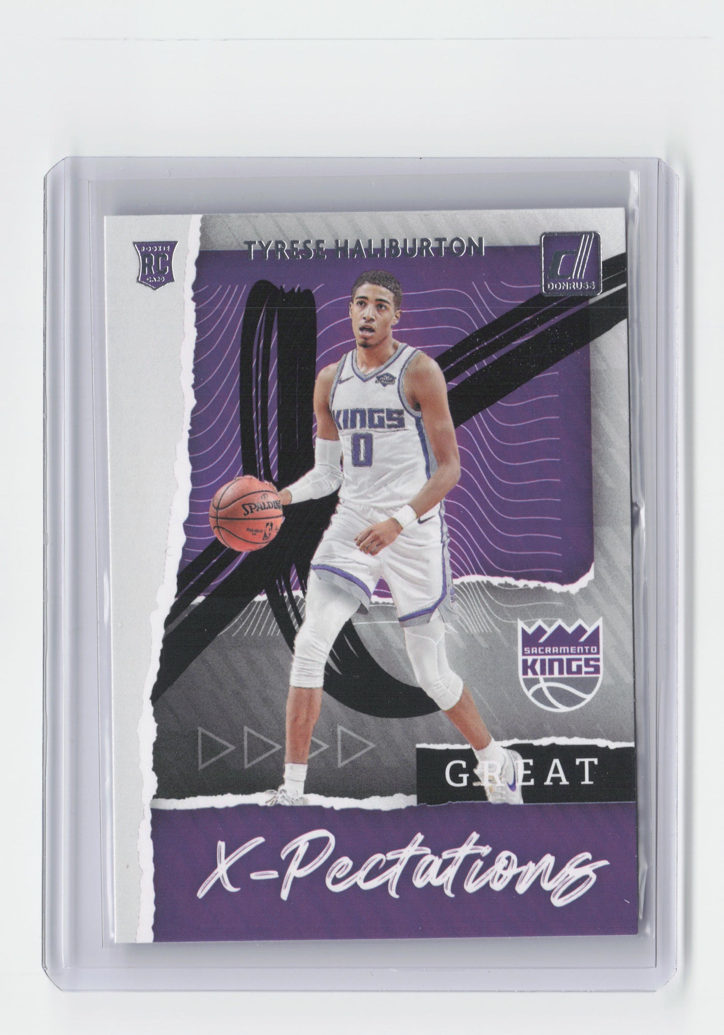 2020-21 - TYRESE HALIBURTON - X-Pectations Insert- Donruss - Kings #12