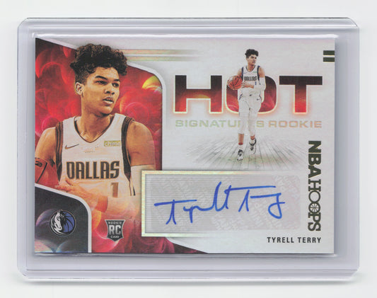 2020-21 - TYRELL TERRY Hot Signatures Rookie Hoops Mavericks