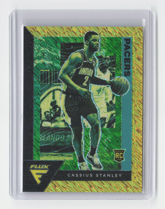 2020-21 - CASSIUS STANLEY Rookie Gold Shimmer 4/10 Flux Pacers #239