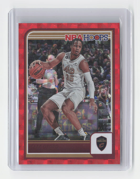 2023-24 - ISAAC OKORO Red 71/99 Hoops International Cavaliers #104