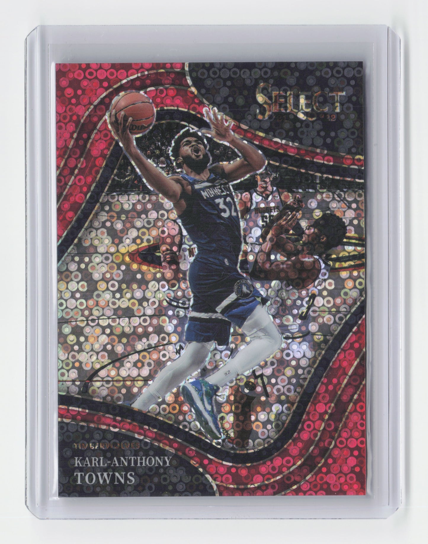 2021-22 - KARL-ANTHONY TOWNS Red Courtside 9/49 Select Timberwolves #207