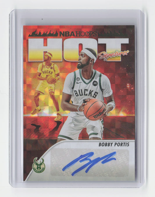2023-24 - BOBBY PORTIS Hot Signatures Hoops Bucks #HS-POR