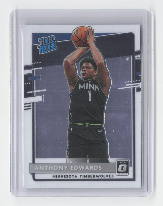 2020-21 - ANTHONY EDWARDS Rated Rookie Donruss Optic Timberwolves #151