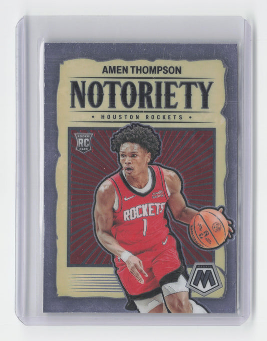 2023-24 - AMEN THOMPSON Notoriety Mosaic Rockets #7