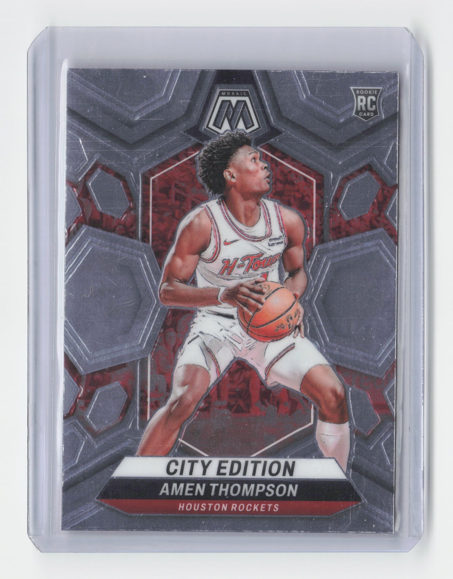 2023-24 - AMEN THOMPSON City Edition Rookie Mosaic Rockets #281