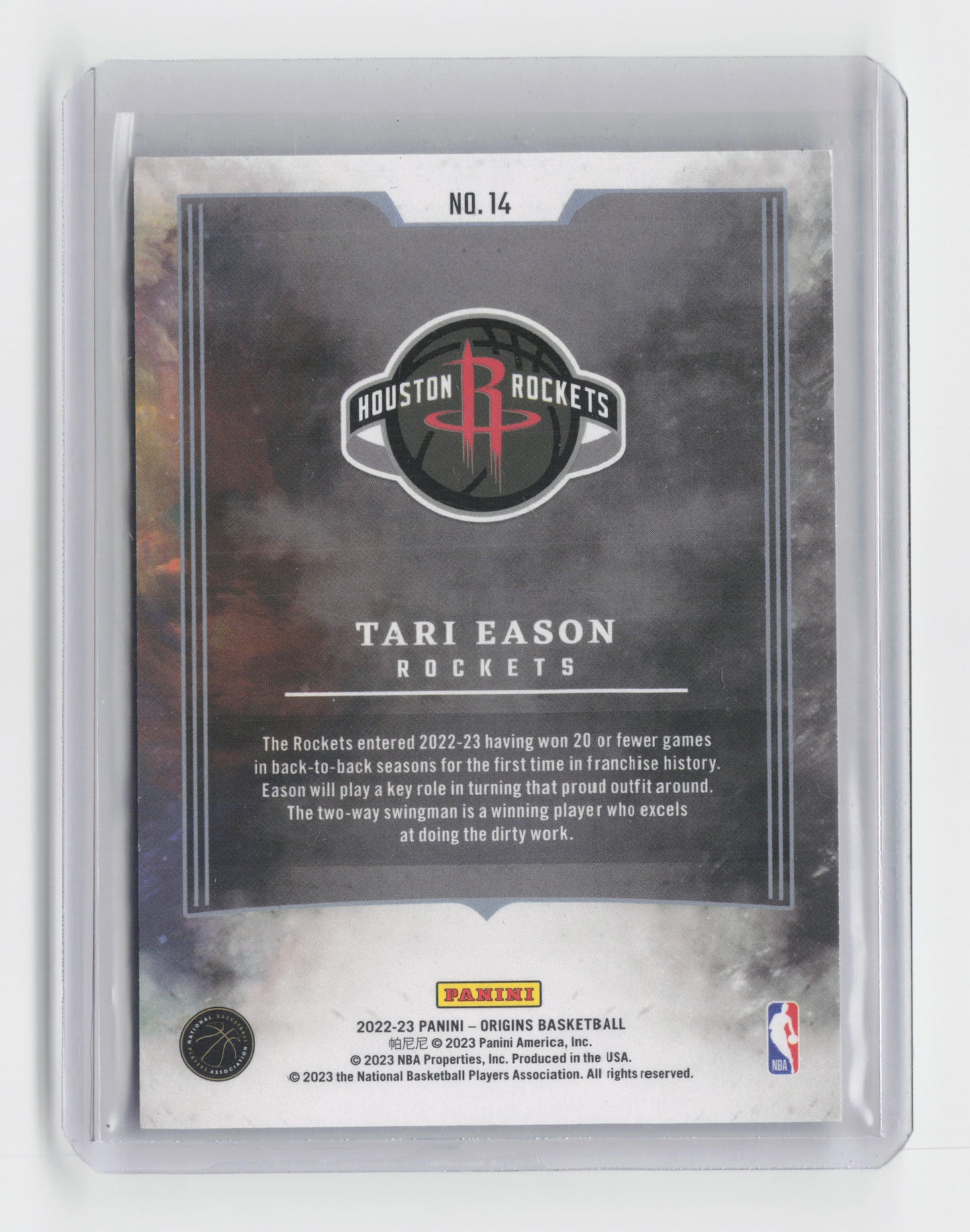 2022-23 - TARI EASON Taking The Leap Origins Rockets #14