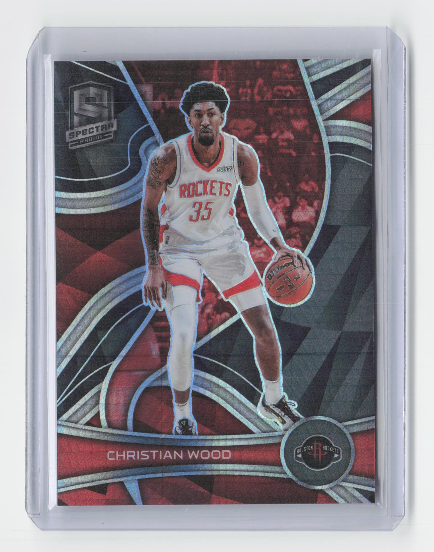 2021-22 CHRISTIAN WOOD Prizm Spectra Rockets #55