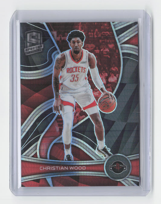 2021-22 CHRISTIAN WOOD Prizm Spectra Rockets #55