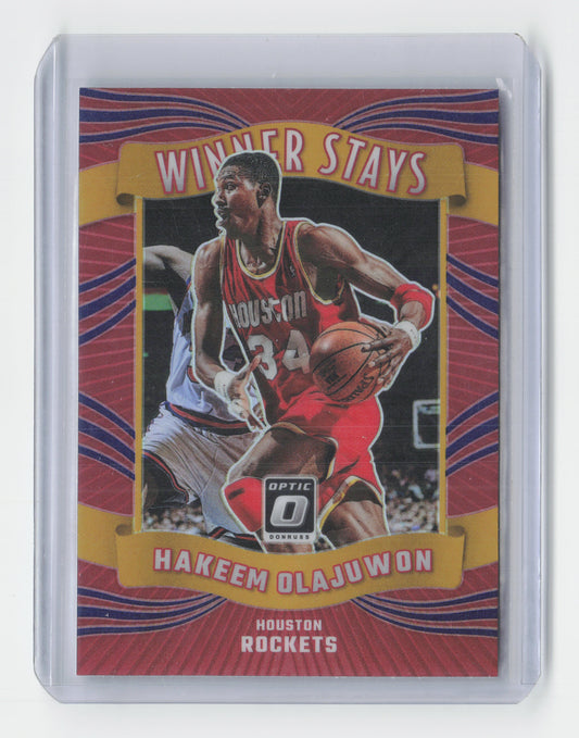 2023-24 HAKEEM OLAJUWON Prizm Winner Stays Optic #12