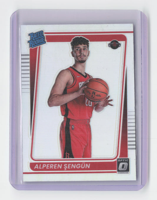 2021-22 ALPEREN SENGUN Silver Rated Rookie Optic Rockets #169