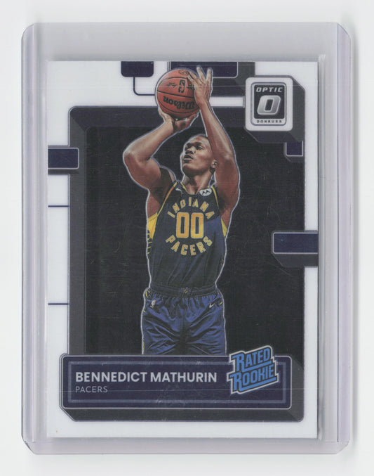 2022-23 BENNEDICT MATHURIN Rated Rookie Optic Pacers #209
