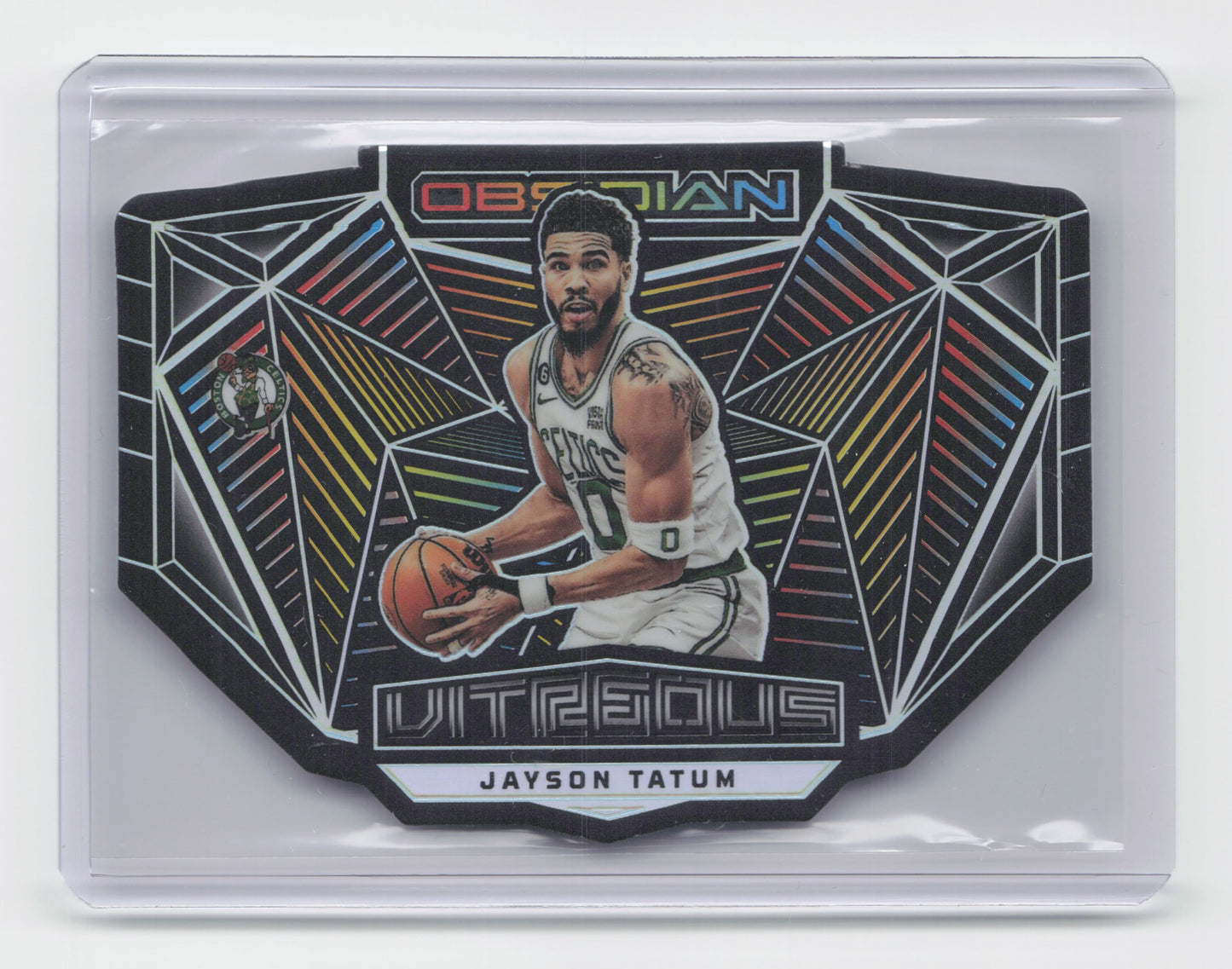 2022-23 JAYSON TATUM Vitreous Case Hit Obsidian Celtics #6