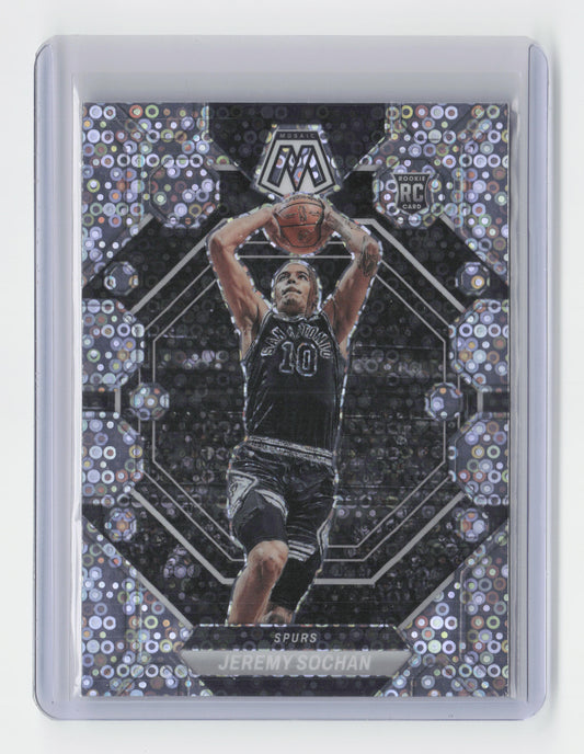 2022-23 - JEREMY SOCHAN - Silver Fast Break Rookie - Mosaic - Spurs #226